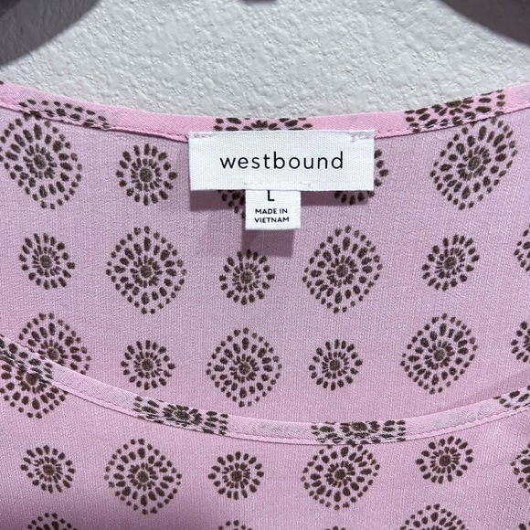 Pink Blouse with copper details - Picture 2 of 2